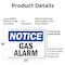 Signmission Gas Alarm OSHA Notice Sign, Plastic, 24in W x 18in L, 2PK OS-2PACK-NS-P-1824-L-12985 - alternate 5